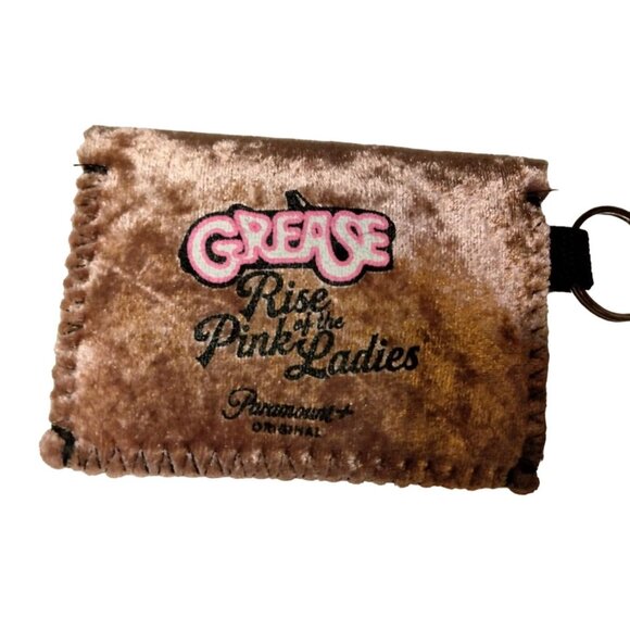 Grease Rise of the Pink Ladies Change Purse Velvet Paramount Original Key Ring - Picture 1 of 4